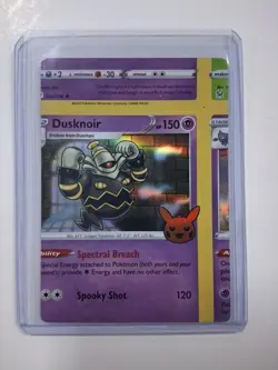 Pokemon TCG 2021 Trick Or Trade Holo Error Card NFC Miscut - Image 2