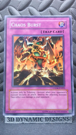 | Yugioh Chaos Burst GX04-EN003 Super Rare Video Game Promo NM 🔥 | - Image 1