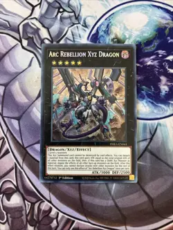 (YCL) Yugioh 1x Arc Rebellion Xyz Dragon PHRA-EN041 Secret Rare 1st VLP - Image 1