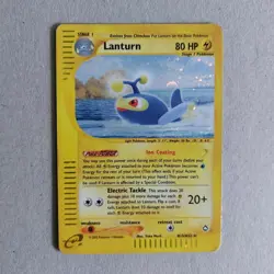 Lanturn Holo E Reader H15/H32 Aquapolis Set Rare Nintendo Pokemon *Swirl - Image 1