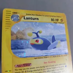 Lanturn Holo E Reader H15/H32 Aquapolis Set Rare Nintendo Pokemon *Swirl - Image 3