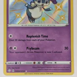 Indeedee SV059/SV122 Shining Fates Shiny Holo Rare NM Pokemon TCG Card - Image 3