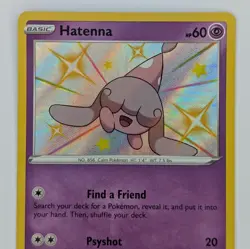 Hatenna SV054/SV122 Shiny Holo Rare Shining Fates Nm Pokemon Card - Image 2