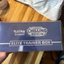 SEALED/UNOPENED Chilling Reign Elite Trainer Box (Ice Rider) Calyrex ( BLUE) - Image 2