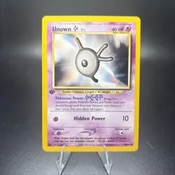 Pokemon Unown K 58/64 - 1st Edition Neo Revelation - NM WotC 2001 Vintage -j - Image 1