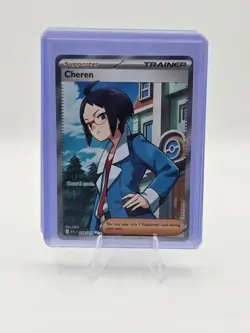 Pokemon TCG Cheren 258/217 Full Art Ascended Heroes Pack Fresh NM - Image 1