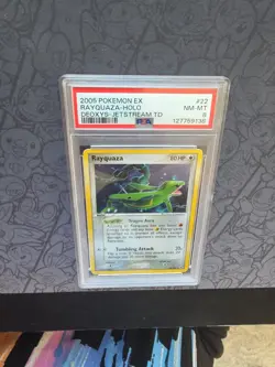 Pokemon: Rayquaza #22/107 EX Deoxys - Jetstream TD 2005 Holo Rare Vinta - PSA 8 - Image 4