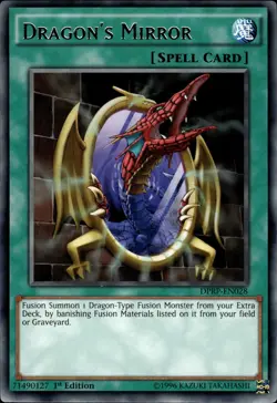 Dragon's Mirror - Rare 1st Edition DPRP-EN028 - NM - YuGiOh - Image 1
