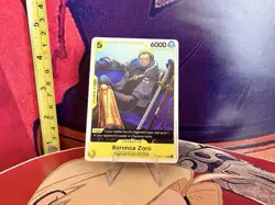 One Piece Roronoa Zoro TCG Collectable English Trading Card - Image 1