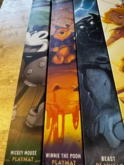 Disney Lorcana Playmats Various x6 Mickey Pooh Beast Tink Belle Rapunzel ✨ - Image 2