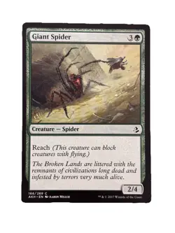 New: 2017 MTG Giant Spider Mystery Booster - Amonkhet 166 Regular Common - Image 1