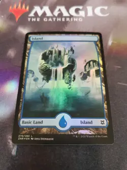 Mtg. 2x Island. Full Art Foil. #270. Zendikar Rising. Nm - Image 1