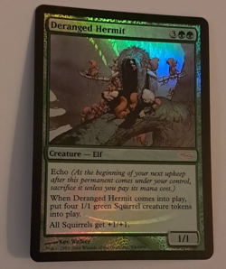 Deranged Hermit FOIL EX DCI Promo MTG Magic the Gathering Reserved List - Image 1