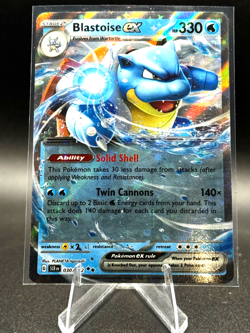 Blastoise ex 030/142 Sv07: Stellar Crown Holo Pokemon TCG - Image 1