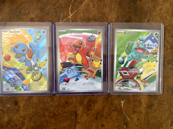 Pokemon TCG First Partner Illustration Collection Series 1 Kanto Starter Set - Image 1