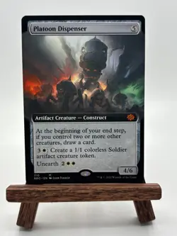 Platoon Dispenser (Extended Art) - BRO 310 MTG Magic The Gathering - Image 1