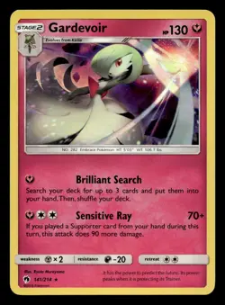 Gardevoir 141/214 Rare Lost Thunder Holo Pokemon NM - Image 1