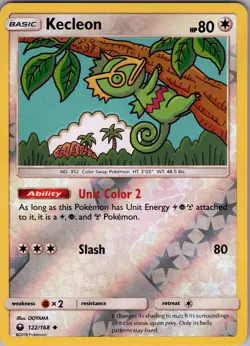 Kecleon 122/168 Uncommon - Pokemon TCG SM: Celestial Storm - Reverse Holo (NM) - Image 1