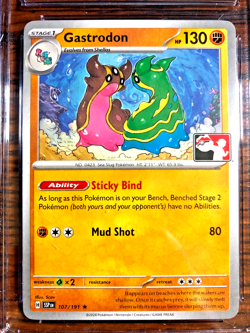 Gastrodon Regular Rare #107|CGC GEM MINT 10|2025 Prize Pack Series 7|Pokemon TCG - Image 2