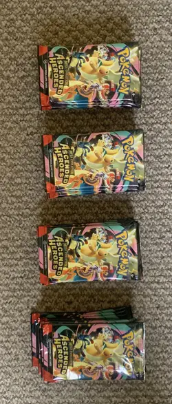 40x Extremely Heavy Pokemon Ascended Heroes Booster Pack 22.7+Potential God Pack - Image 1