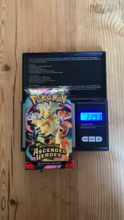 40x Extremely Heavy Pokemon Ascended Heroes Booster Pack 22.7+Potential God Pack - Image 3