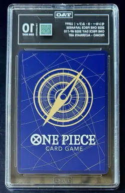 TAG 10 One Piece Day 2025 P-110 P - Monkey.D.Luffy Alt Art - JP - Foil - Graded - Image 2