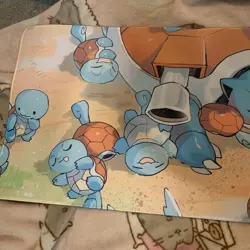 Squirtle Blastoise Rubber Playmat Tcg Gaming Card Game Pokemon Cards Desk Mat Pc - Image 2