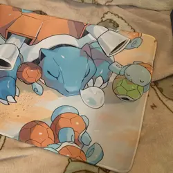 Squirtle Blastoise Rubber Playmat Tcg Gaming Card Game Pokemon Cards Desk Mat Pc - Image 3