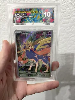 Zacian 100/094 ACE 10 ME02: Phantasmal Flames Pokemon Card TCG - Image 1