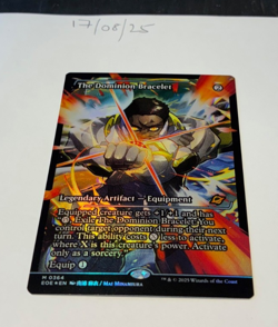 Magic the Gathering MTG The Dominion Bracelet x1 B'less FOIL Card NM/M Anime - Image 1