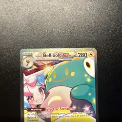 Pokemon TCG Iono's Bellibolt EX Journey Together Ultra Rare Holo Card 183/159 - Image 3