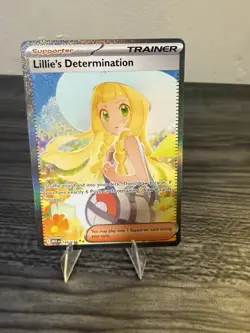 Pokemon TCG Lillie's Determination Mega Evolution Card 184/132 SIR English - Image 1