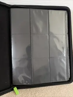 Vault X 9-Pocket Black Zip Trading Card Binder 360 Slots! - Image 2