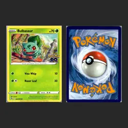 4x Bulbasaur 001/078 Sword & Shield Pokemon GO 2022 Pokemon Cards Playset - Image 4