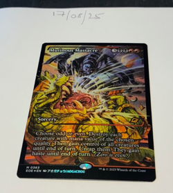Magic the Gathering MTG Mutinous Massacre x1 B'less FOIL Card NM/M Anime - Image 1