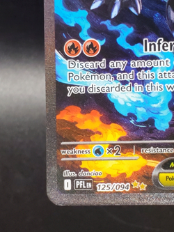 Mega Charizard X ex Pokemon Phantasmal Flames SIR 125/094 - Image 4