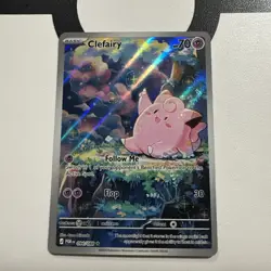 Lillie's Clefairy ex Special Illustration Rare Holo Sv09 184/159 Pokemon - Image 2