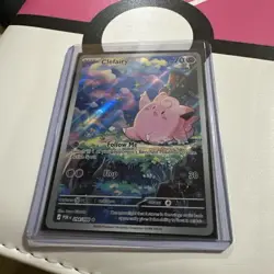 Lillie's Clefairy ex Special Illustration Rare Holo Sv09 184/159 Pokemon - Image 3