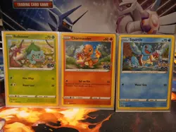 Bulbasaur Charmander Squirtle Promo Set Pokemon GO SWSH231 SWSH232 SWSH233 Holo - Image 1