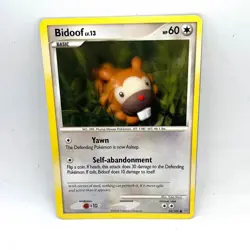 Bidoof 54/100 Common Stormfront Pokemon Moderately Played - Image 1