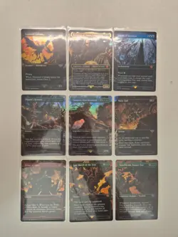 MTG ~ Isengard Destroyed ~ FOIL ~ Complete Scene ~ Lord of the Rings - Image 1