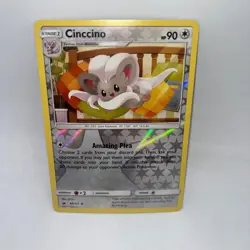Cinccino 86/111 Uncommon Crimson Invasion Pokemon Reverse Holo Near Mint - Image 1