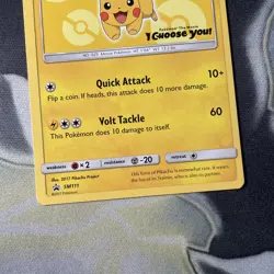 Ash’s Pikachu SM111 Pokemon The Movie I Choose You Promo NM - Pokemon TCG - Image 3