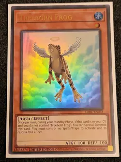 Yugioh Treeborn Frog LART-EN073 Ultra Rare Limited Edition NM - Image 1