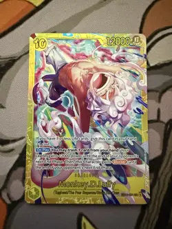 One Piece TCG GOLD SEC Monkey D Luffy Adventure On Kami’s Island EB04-061 OP15 - Image 1