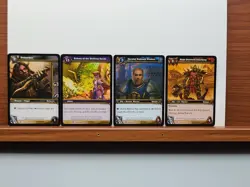 WORLD OF WARCRAFT WOW TCG x4 EPIC Cards See Description NM - Image 1