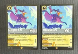 Disney Lorcana Darkwing Duck Cool Under Pressure Legendary Non-Foil Qty 2 - Image 1