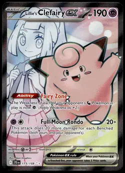 Lillie's Clefairy ex Promo SV: Scarlet & Violet Promo Cards 195 NM - Image 1