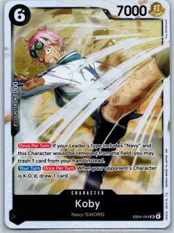 Koby SR Adventure on Kami's Island EB04-044 NM OP Card - Image 1