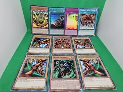 YU-GI-OH SET OF 10 LDK2 EXODIA THE FORBIDDEN ONE CARDS UNL ED MINT - Image 1